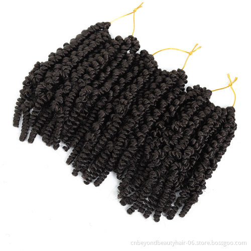 janet collection fluffy spring twist hair ombre crochet braids hair bomb twist for Black women